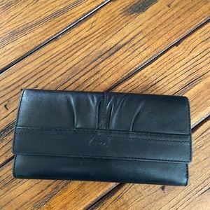 Coach Wallet Leather Soho Pleated Compact  F42812